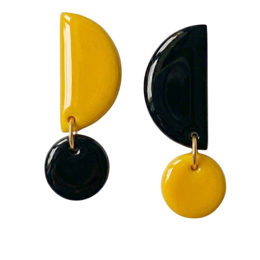 Sweet Tree Mae, handcrafted polymer clay earrings