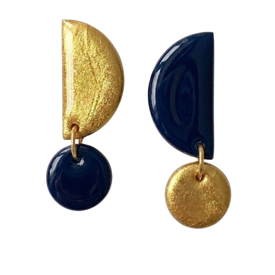 Sweet Tree Mae, handcrafted polymer clay earrings