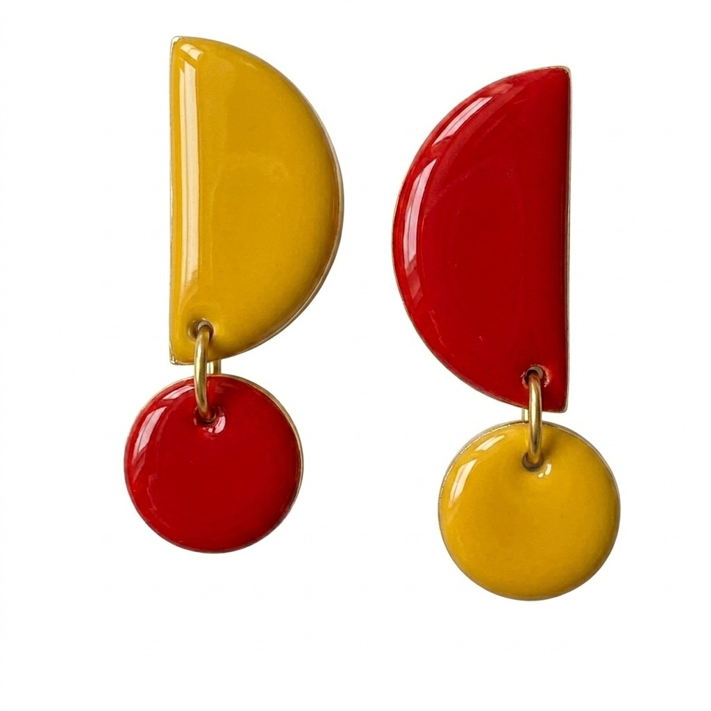 Sweet Tree Mae, handcrafted polymer clay earrings