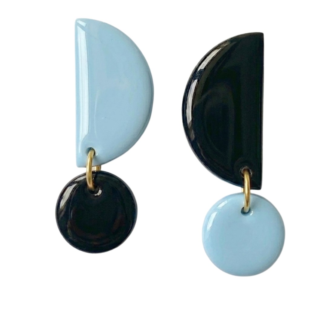 Sweet Tree Mae, handcrafted polymer clay earrings