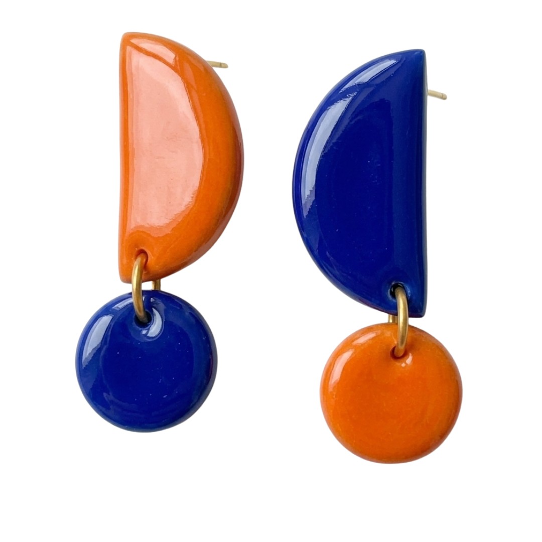 Sweet Tree Mae, handcrafted polymer clay earrings