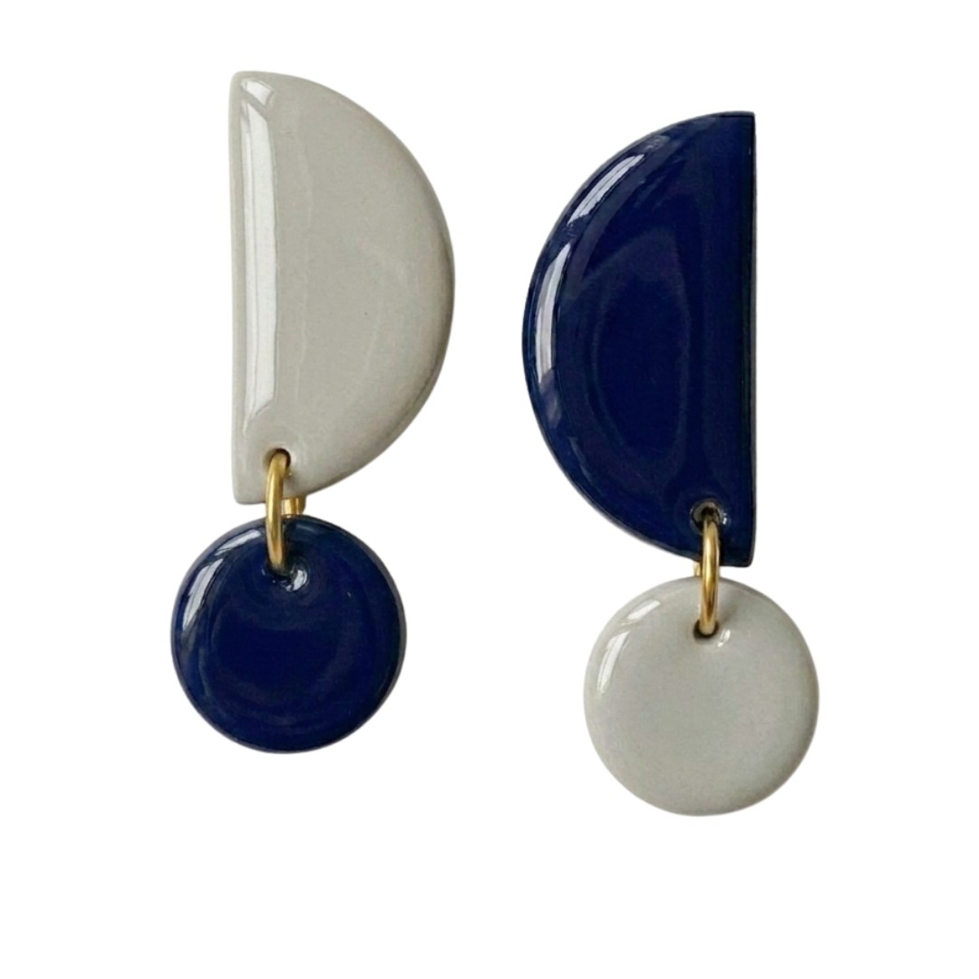 Sweet Tree Mae, handcrafted polymer clay earrings