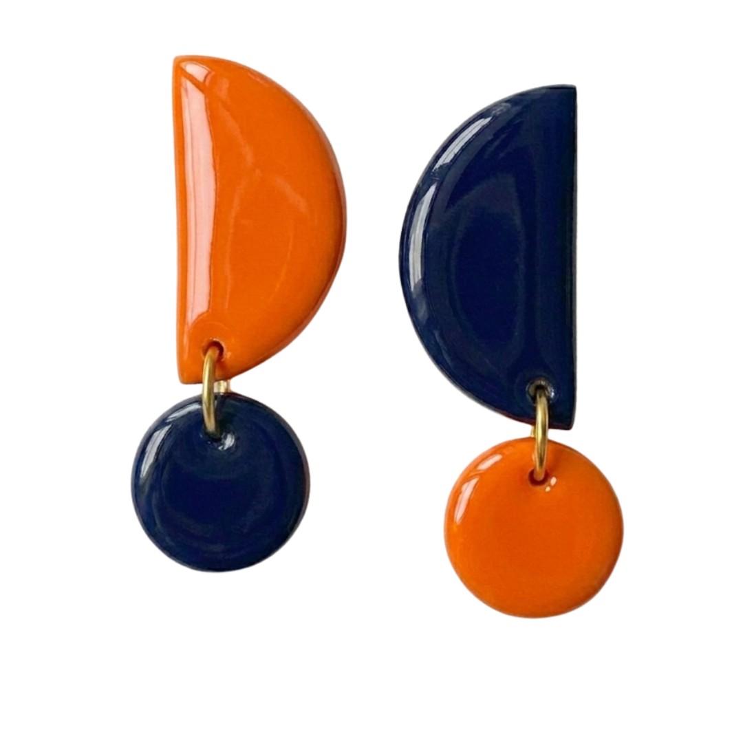 Sweet Tree Mae, handcrafted polymer clay earrings