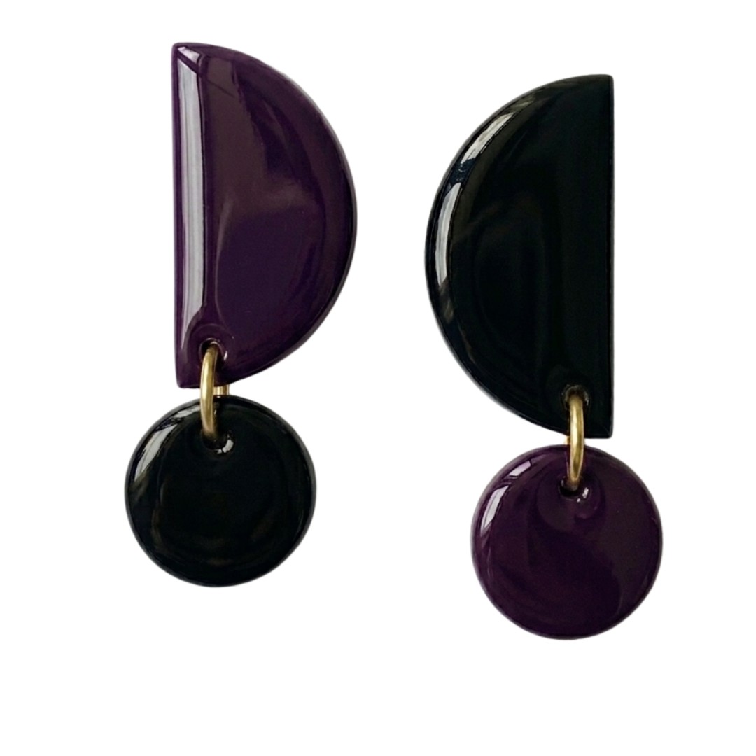 Sweet Tree Mae, handcrafted polymer clay earrings