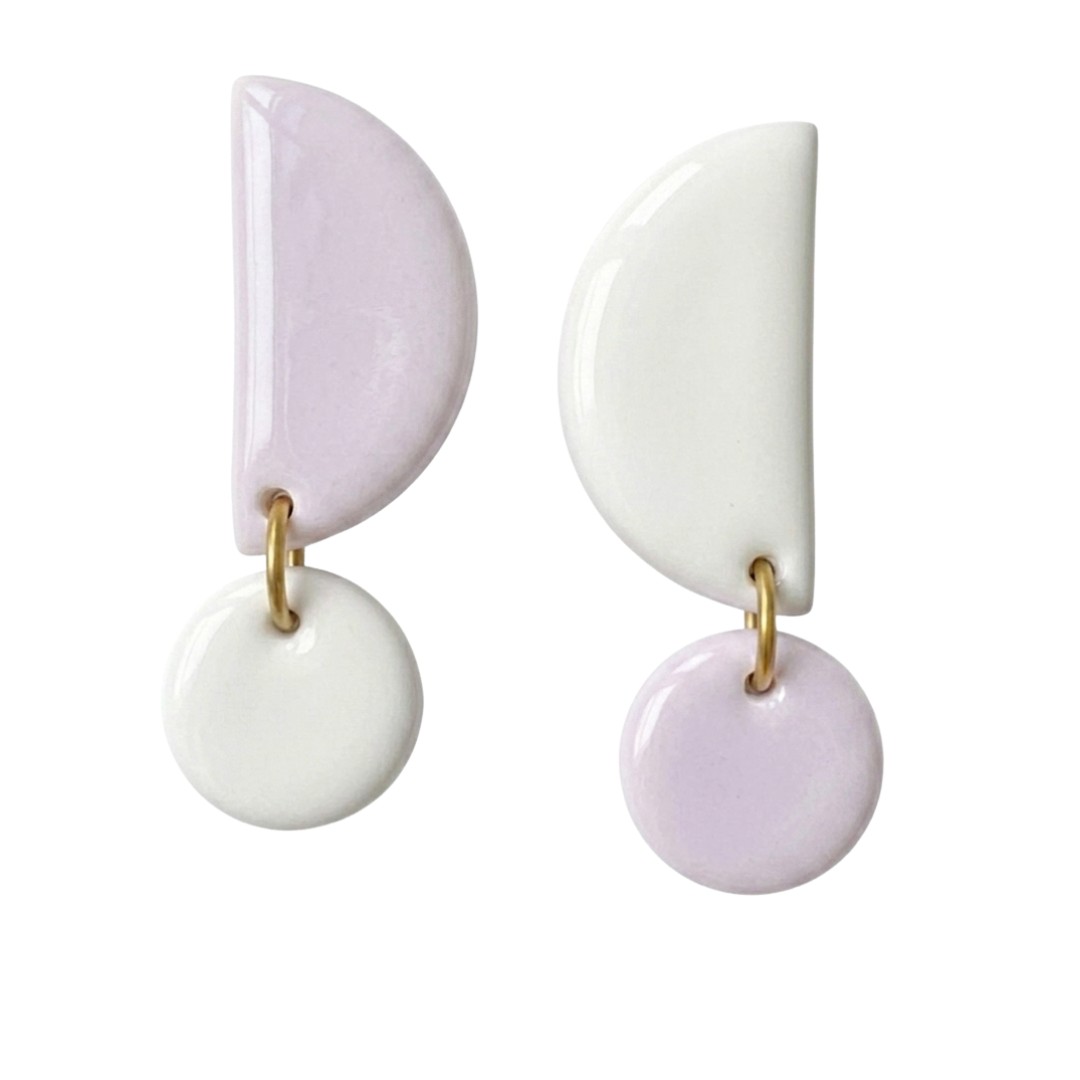 Sweet Tree Mae, handcrafted polymer clay earrings