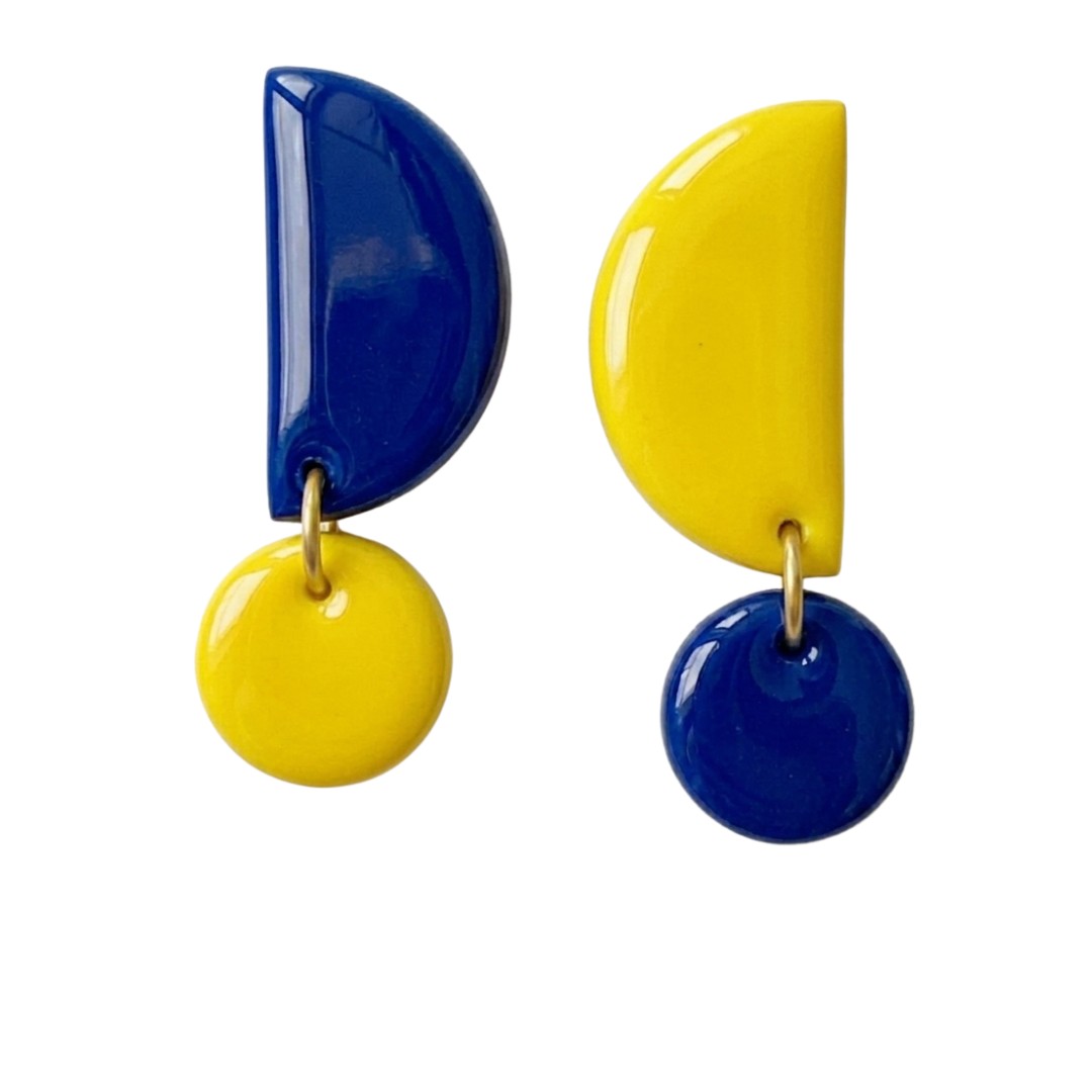 Sweet Tree Mae, handcrafted polymer clay earrings