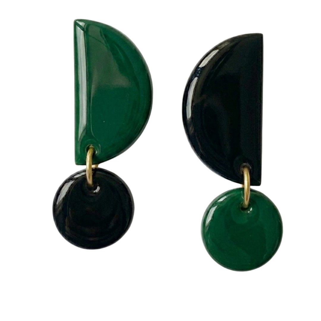 Sweet Tree Mae, handcrafted polymer clay earrings