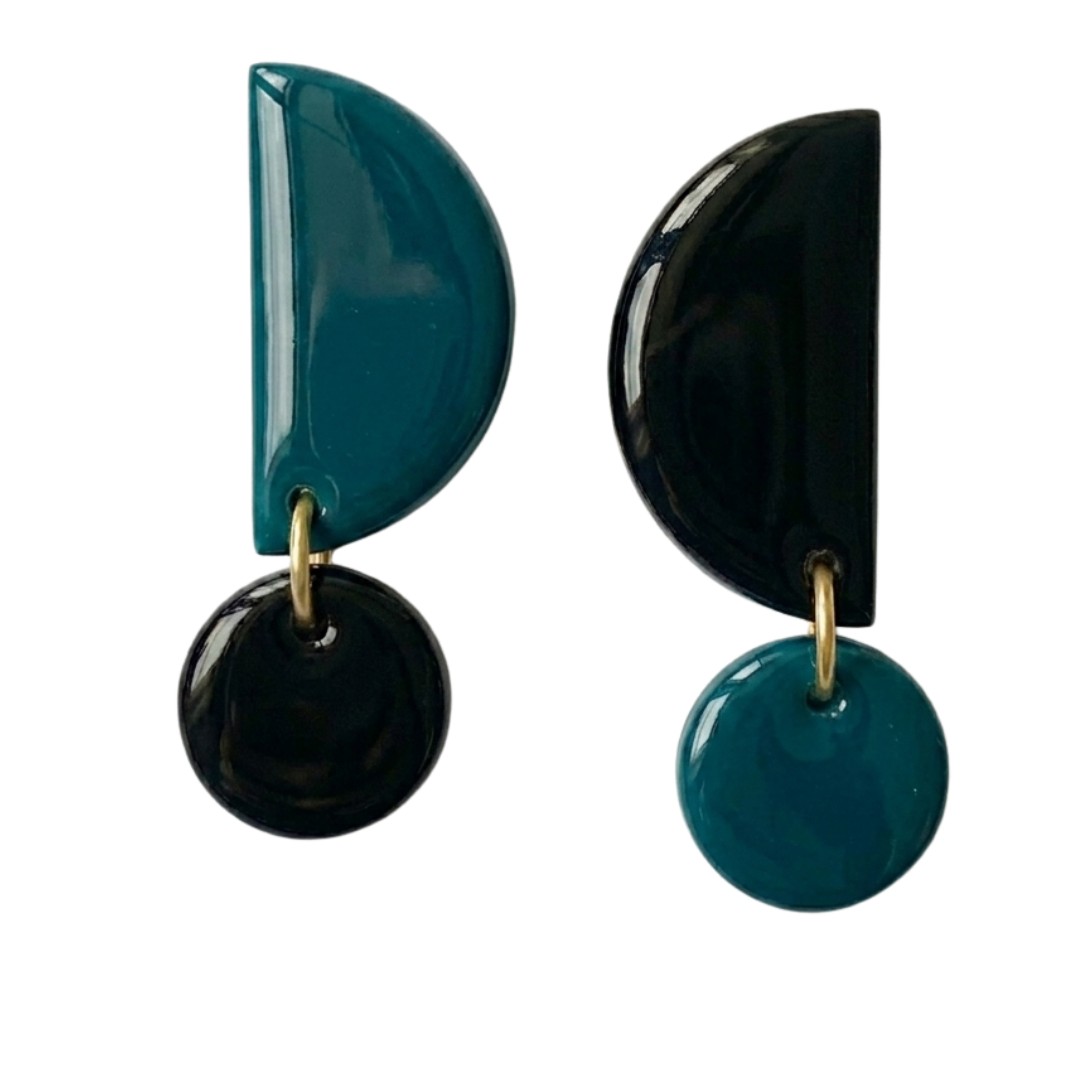 Sweet Tree Mae, handcrafted polymer clay earrings