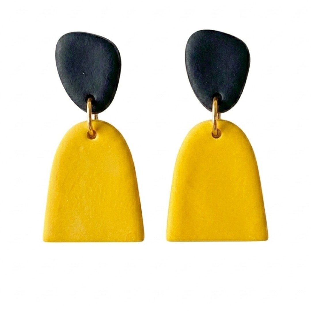 Sweet Tree Mica, handcrafted polymer clay earrings