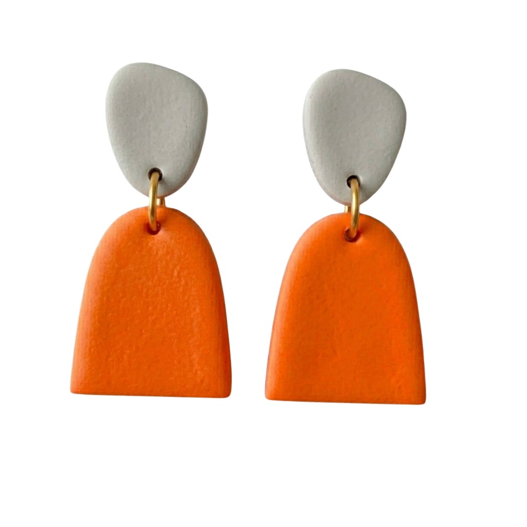 Sweet Tree Mica, handcrafted polymer clay earrings
