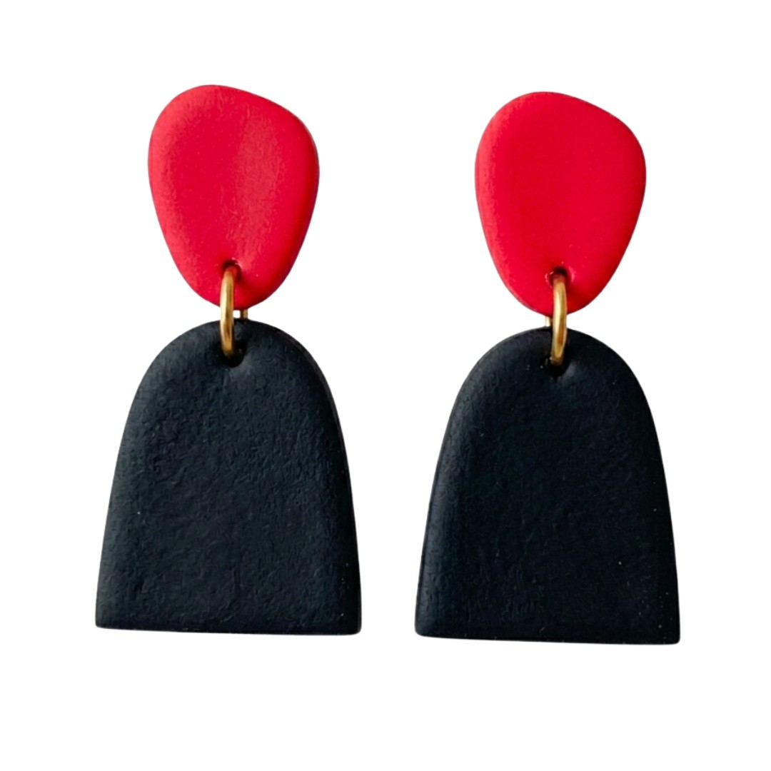 Sweet Tree Mica, handcrafted polymer clay earrings