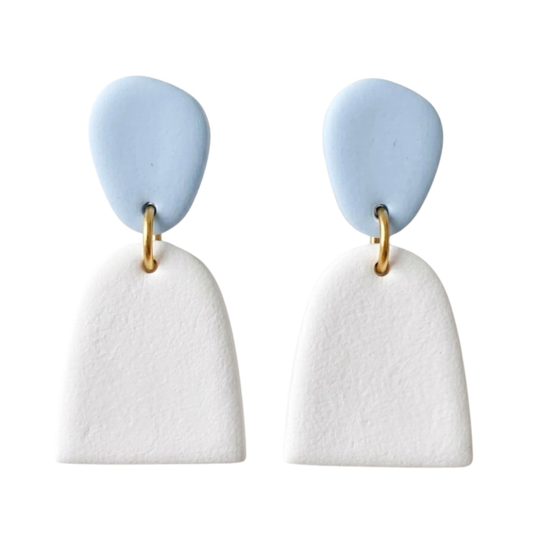 Sweet Tree Mica, handcrafted polymer clay earrings