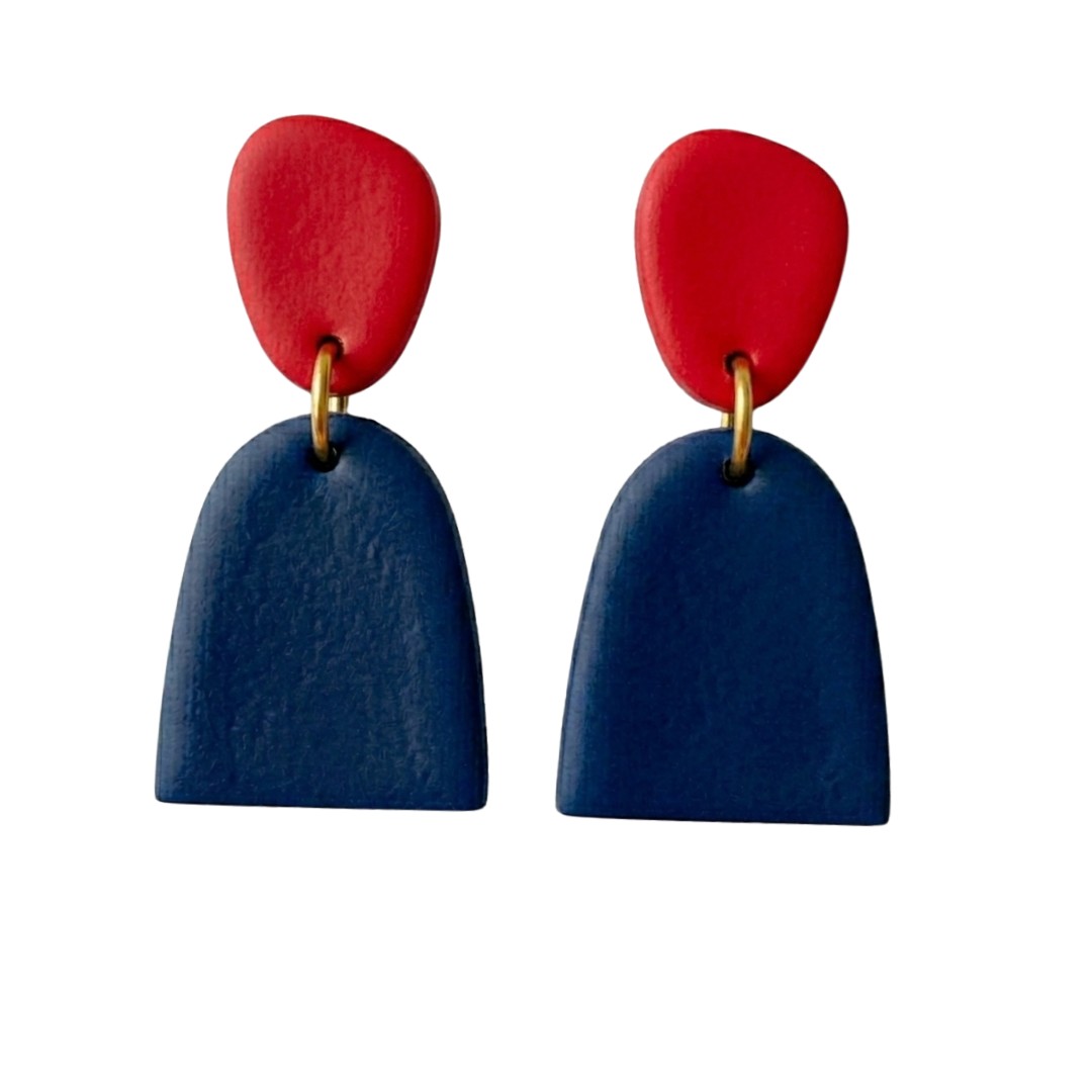 Sweet Tree Mica, handcrafted polymer clay earrings