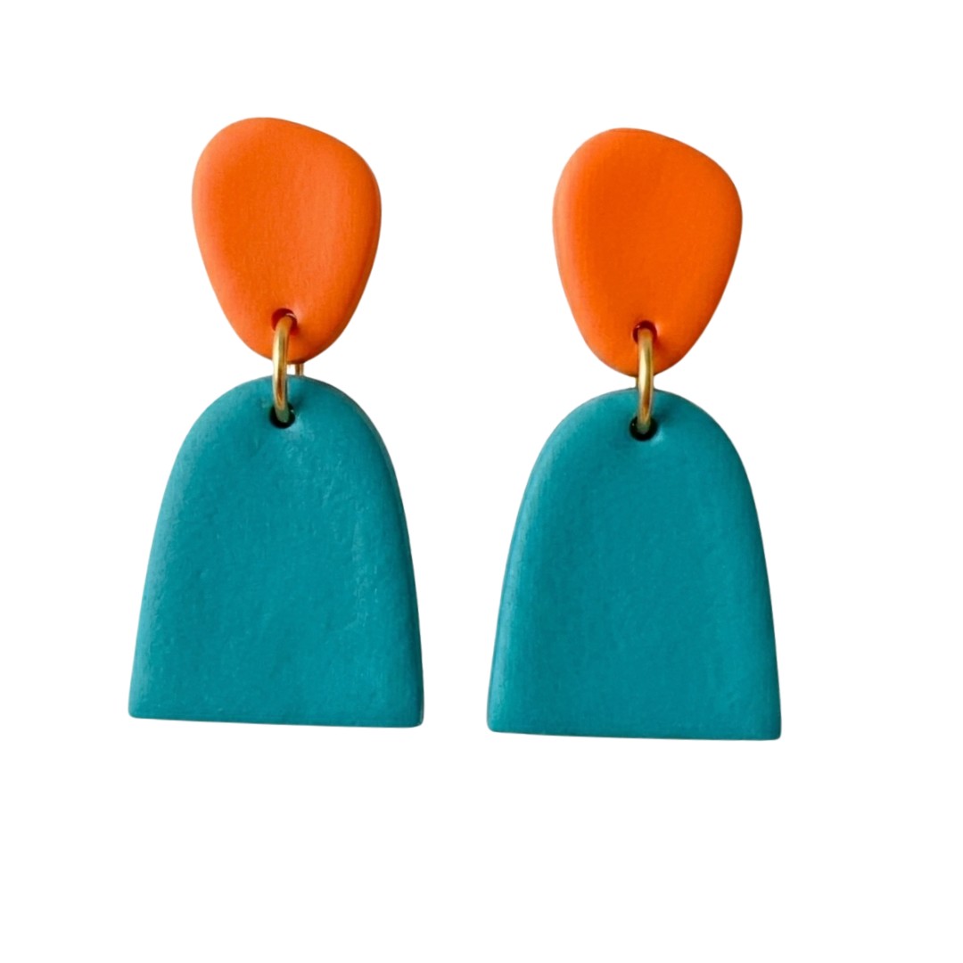 Sweet Tree Mica, handcrafted polymer clay earrings