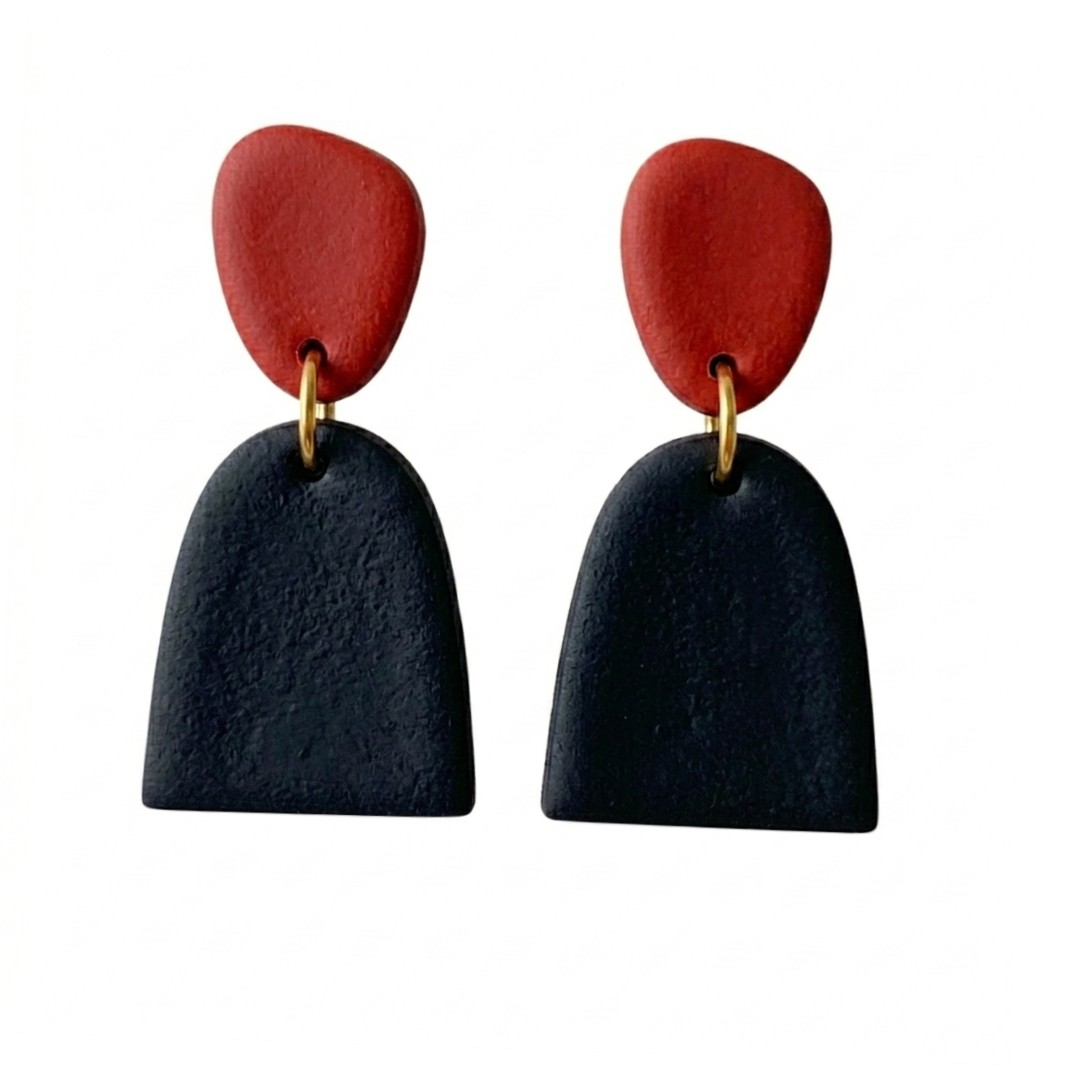 Sweet Tree Mica, handcrafted polymer clay earrings