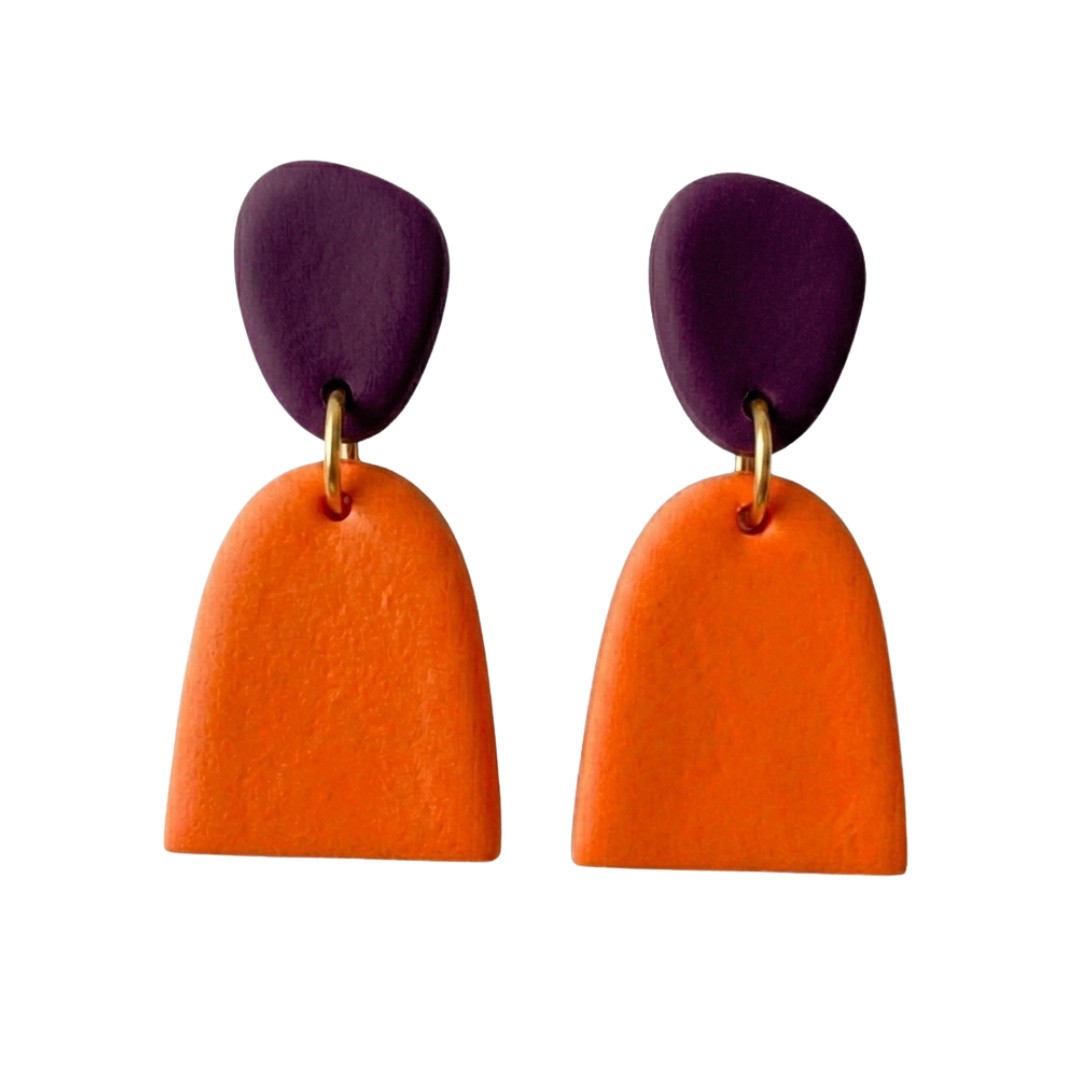 Sweet Tree Mica, handcrafted polymer clay earrings