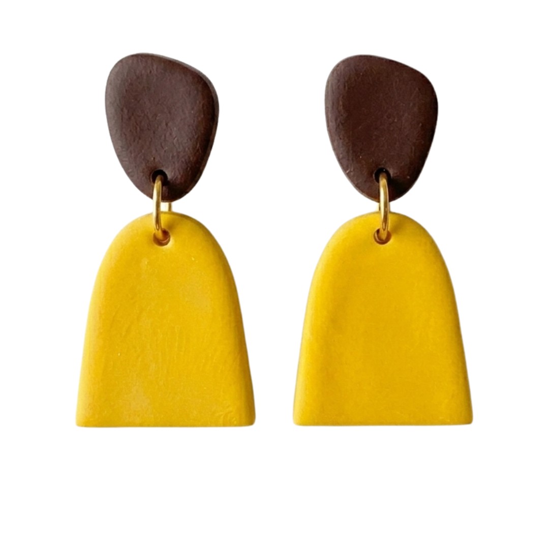 Sweet Tree Mica, handcrafted polymer clay earrings