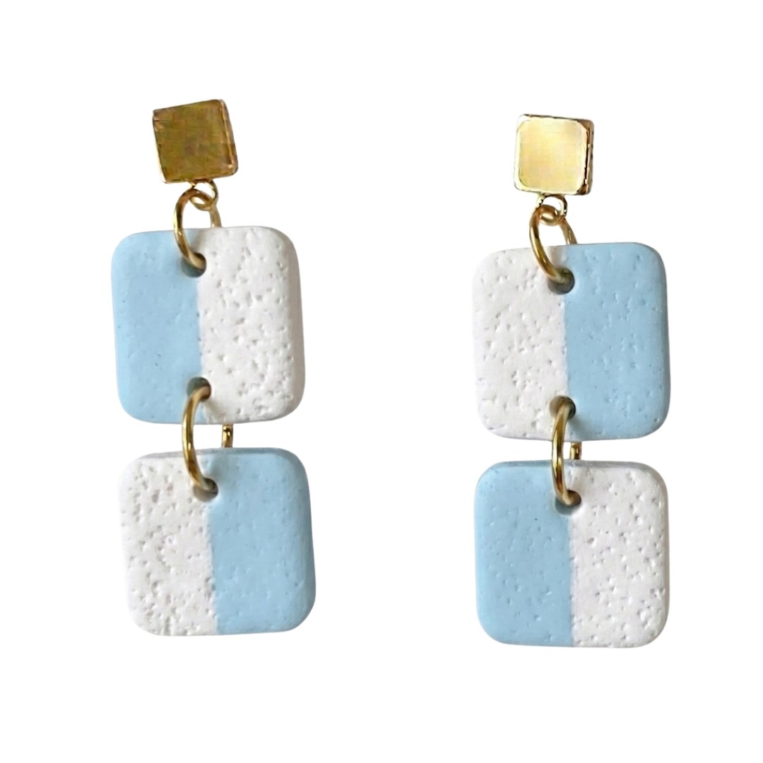 Sweet Tree Nell, handcrafted polymer clay earrings