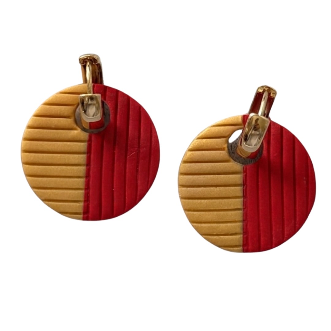Sweet Tree Odette, handcrafted polymer clay earrings