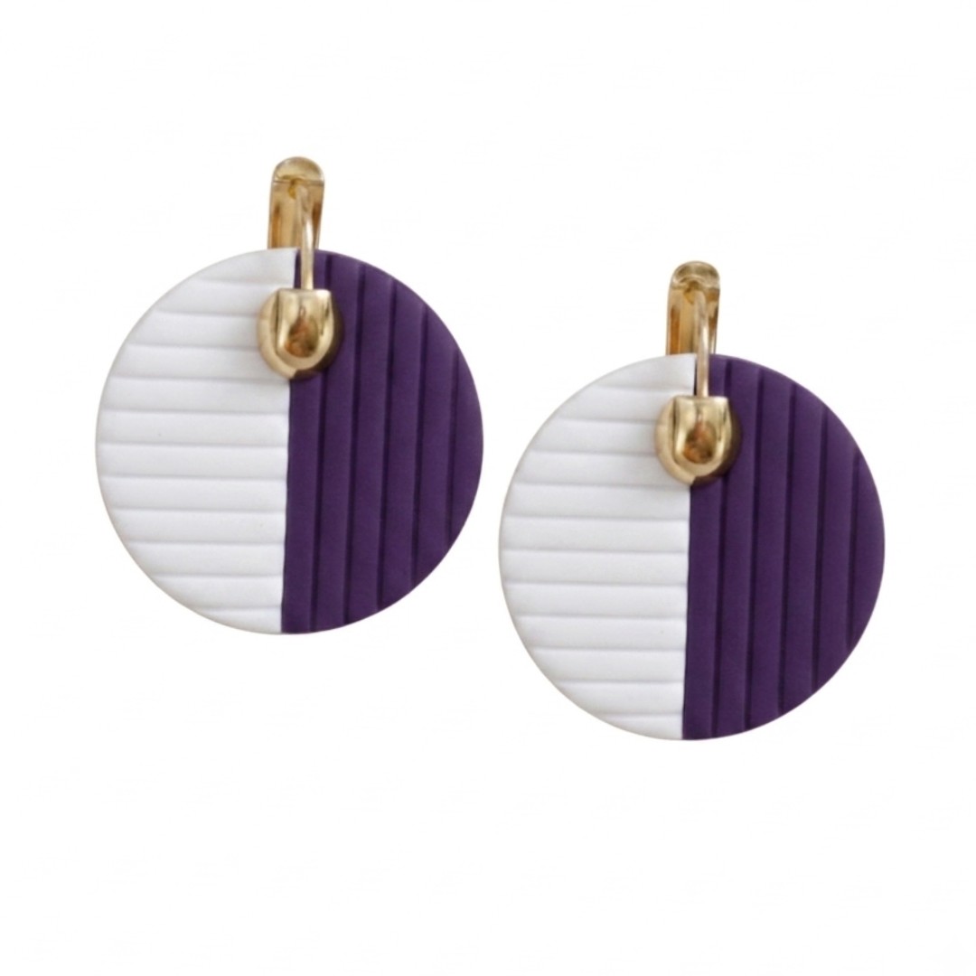 Sweet Tree Odette, handcrafted polymer clay earrings