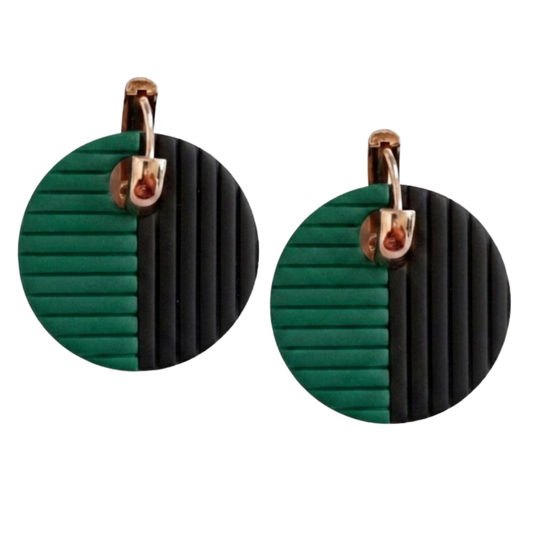 Sweet Tree Odette, handcrafted polymer clay earrings