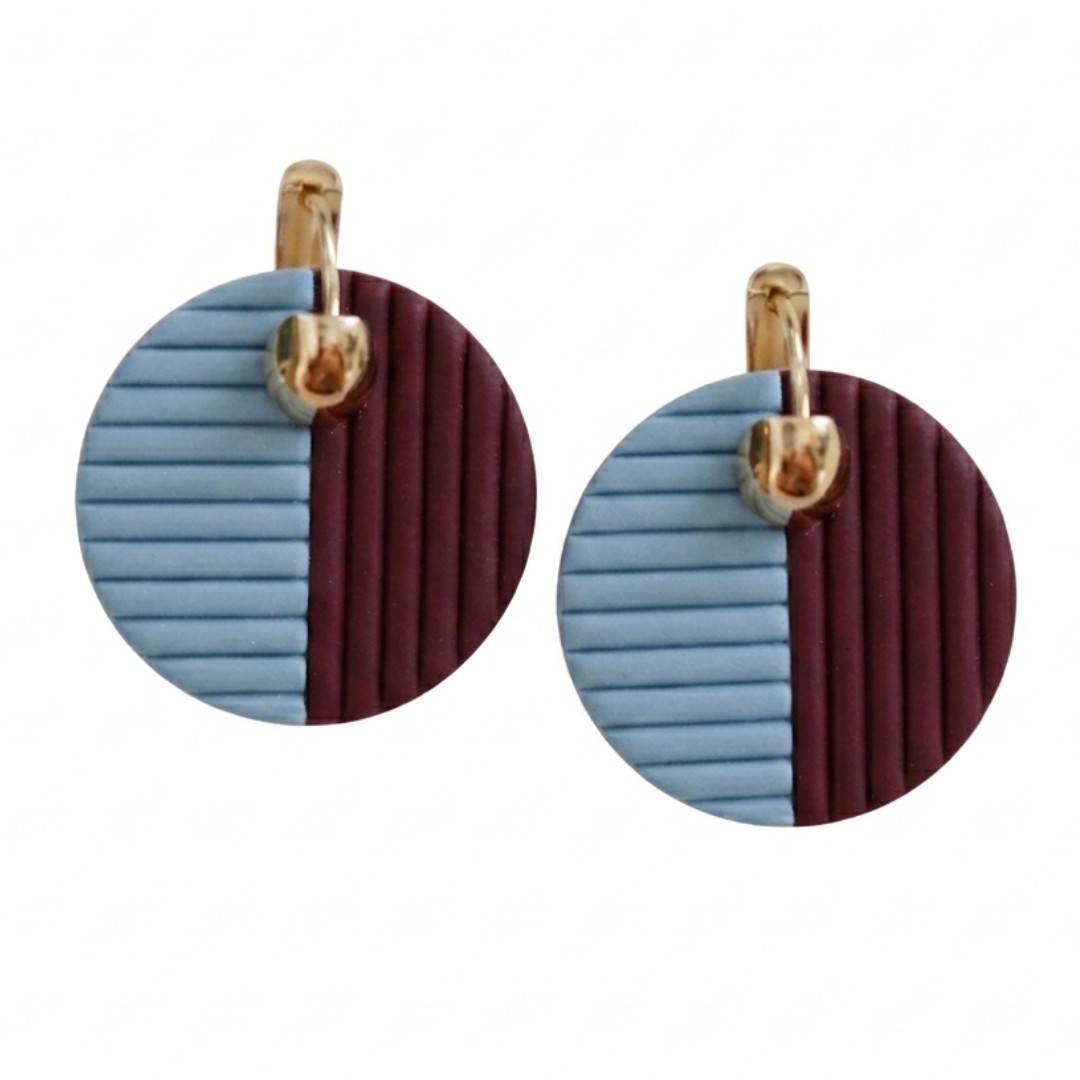 Sweet Tree Odette, handcrafted polymer clay earrings