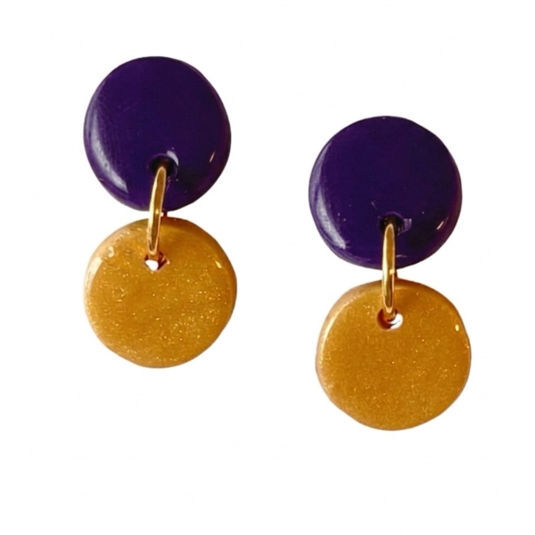 Sweet Tree Paiyton, handcrafted polymer clay earrings