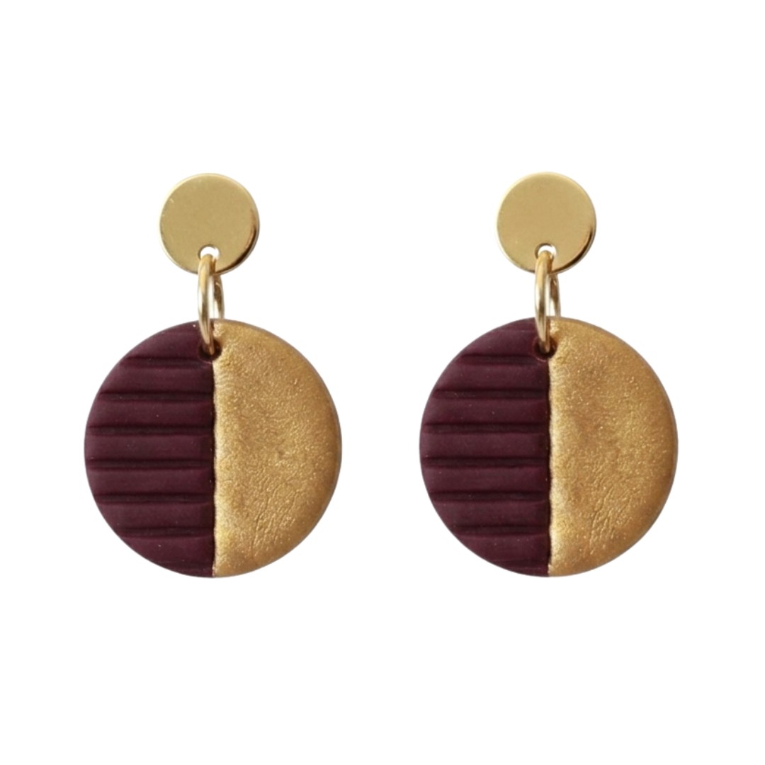 Sweet Tree Phoebe, handcrafted polymer clay earrings