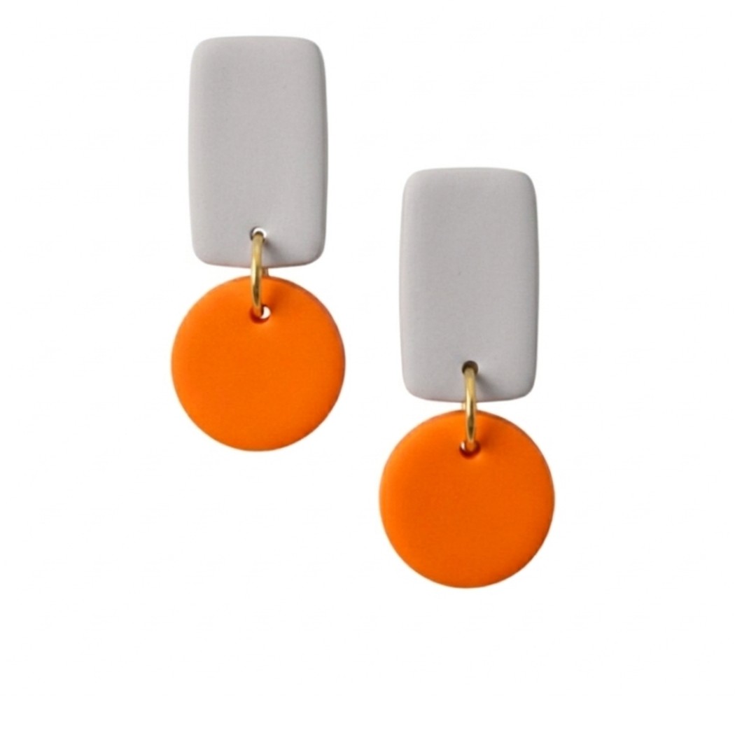 Sweet Tree Reign, handcrafted polymer clay earrings