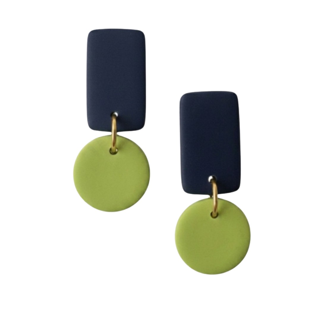 Sweet Tree Reign, handcrafted polymer clay earrings