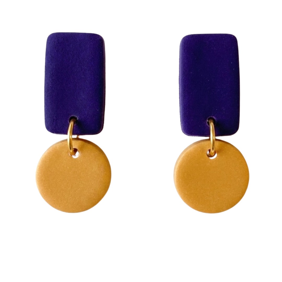 Sweet Tree Reign, handcrafted polymer clay earrings