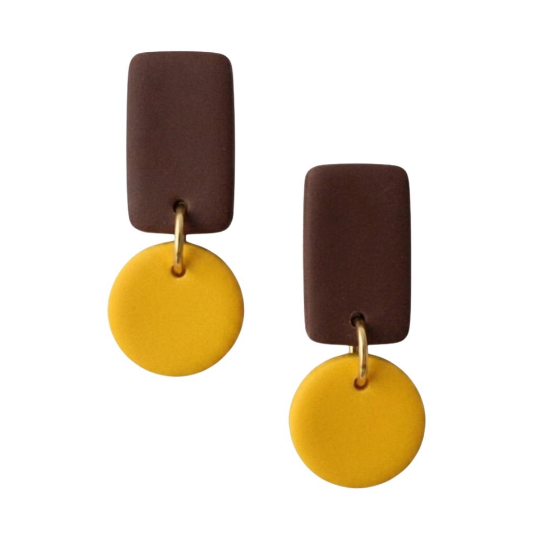 Sweet Tree Reign, handcrafted polymer clay earrings