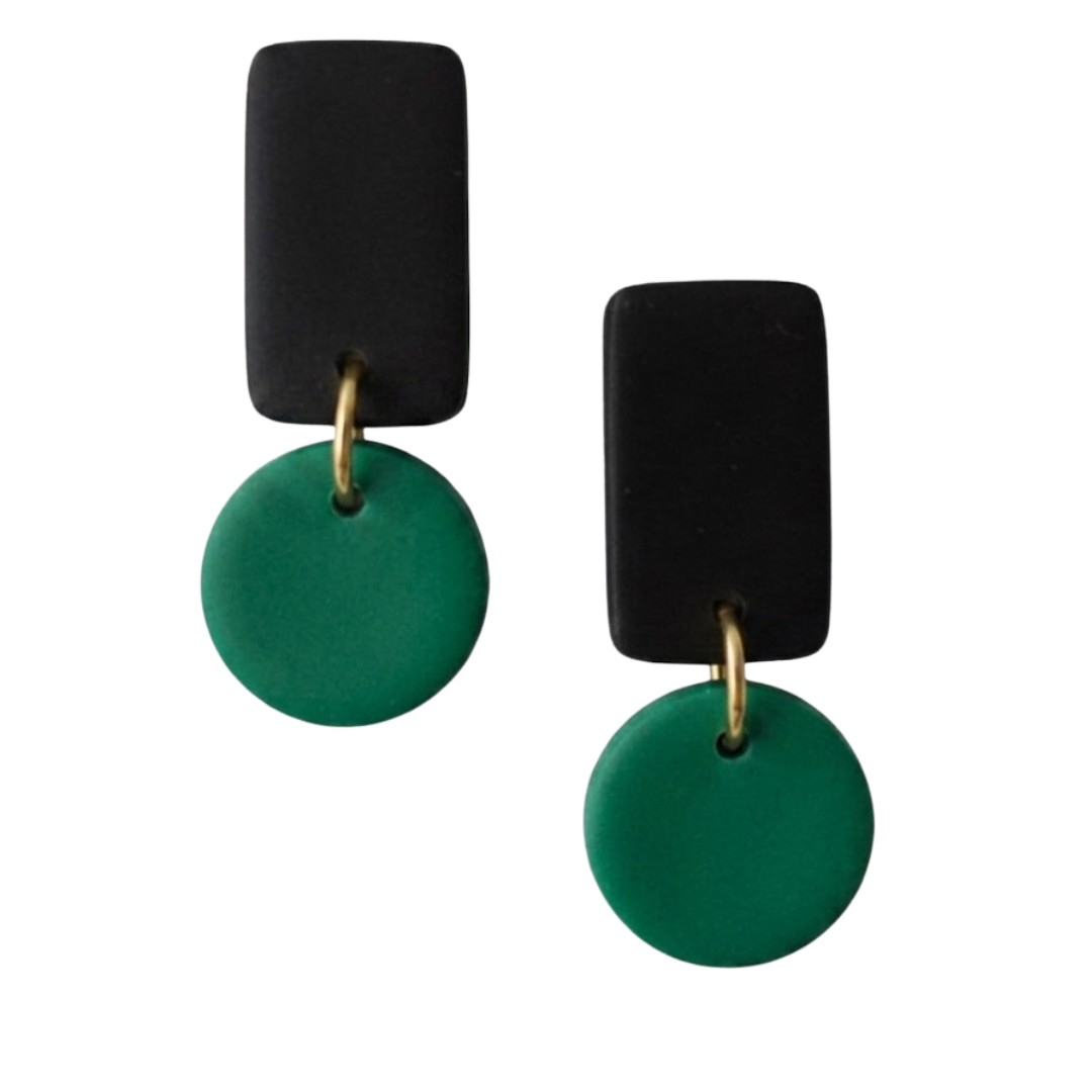 Sweet Tree Reign, handcrafted polymer clay earrings