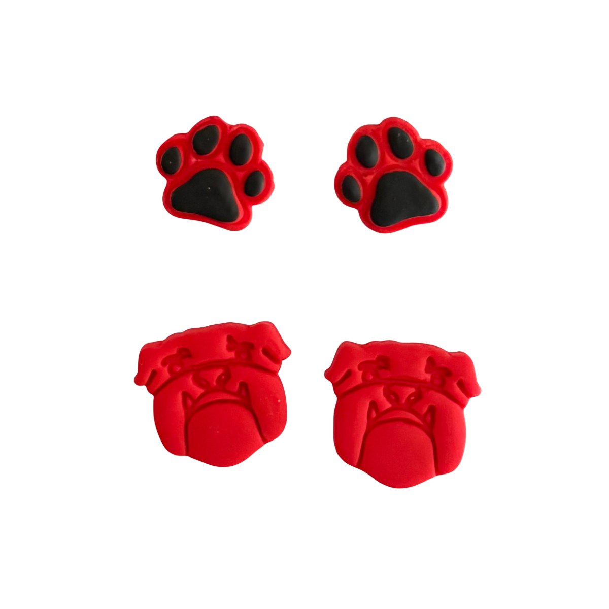 Bulldog Earring Set — Default