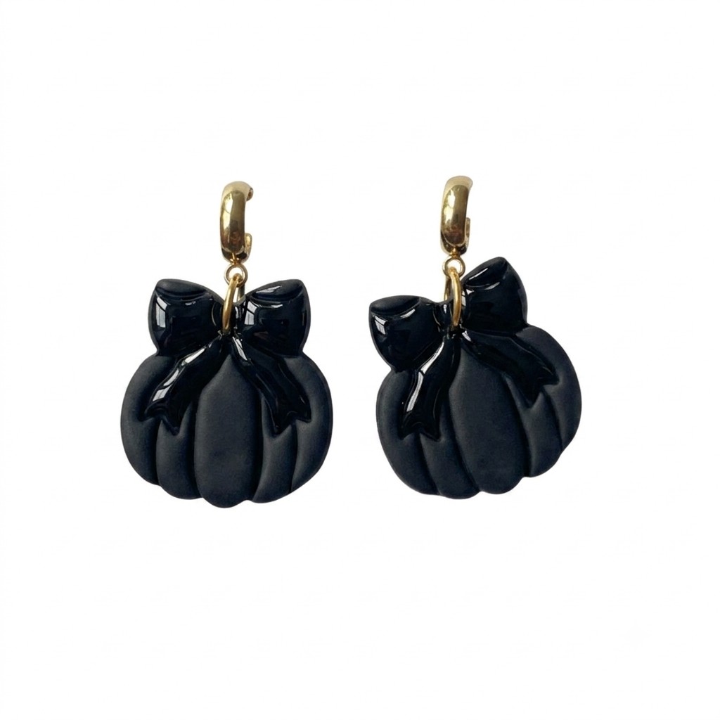 Pumpkin Bows — Black