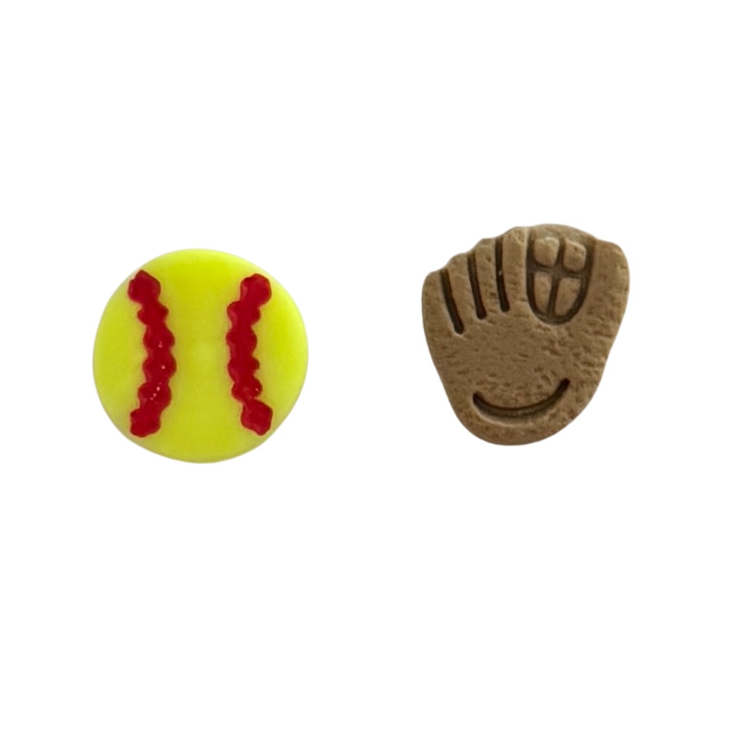 Softball and Glove Studs — Default